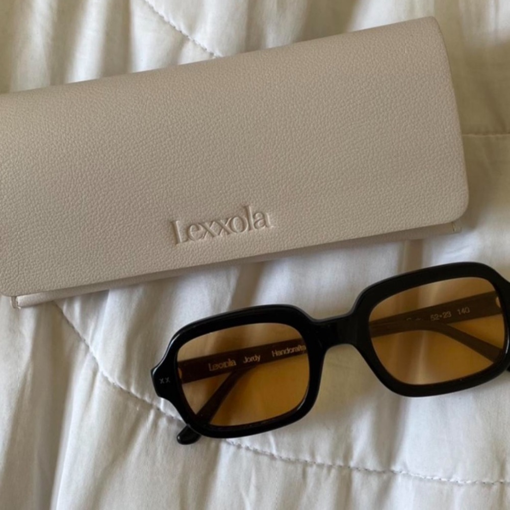 Lexxola Jordy Black/Orange Sunglasses